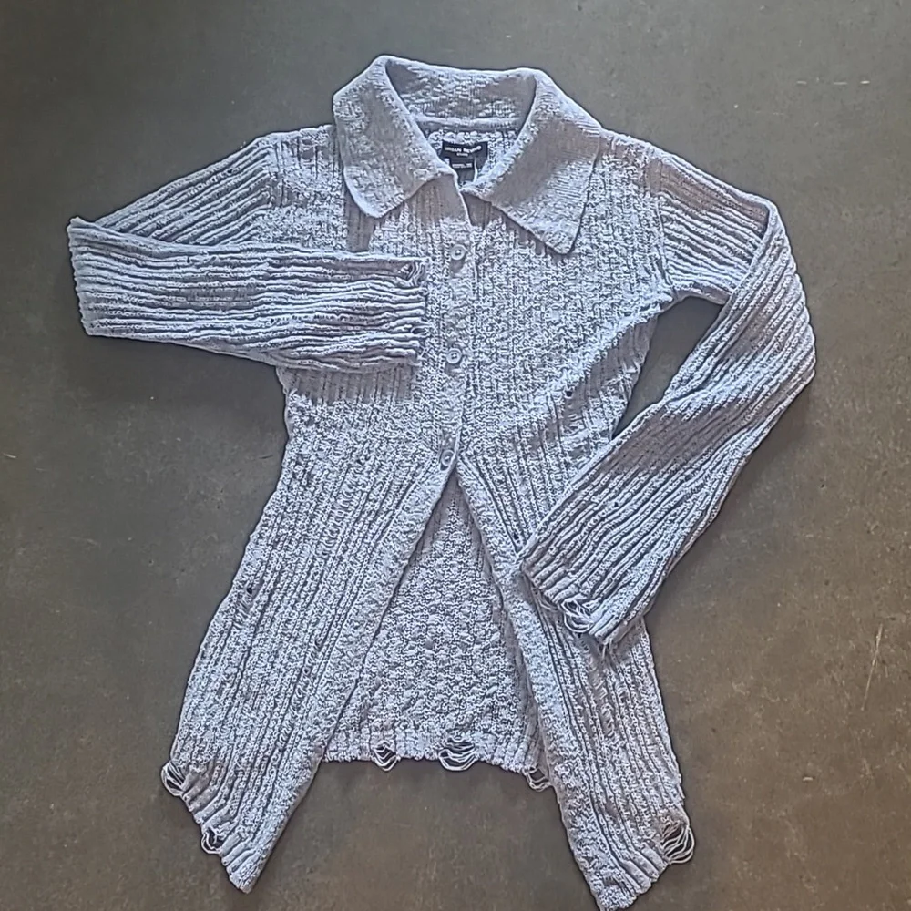 NWT URBAN REVIVO SKATER SKINNY KNITTED CARDIGAN - Picture 5 of 9